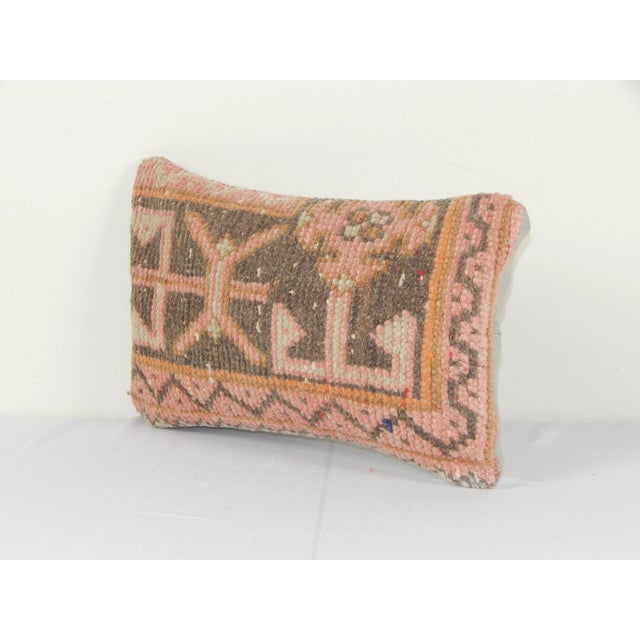 Turkish Lumbar Rug Pillow Cover These beautiful 8" x 16" pillow covers were made from an authentic, vintage Turkish rug...
