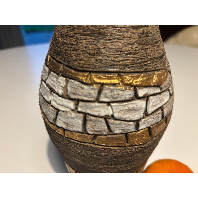 Ceramic Brutalist Sculptural Ceramic Vase by Fratelli Fanciullacci, Italy, 1960s For Sale - Image 7 of 12