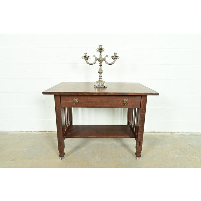 Tiffany & Co. Style Antique Victorian Silverplate Three-Light Candelabra For Sale - Image 11 of 12