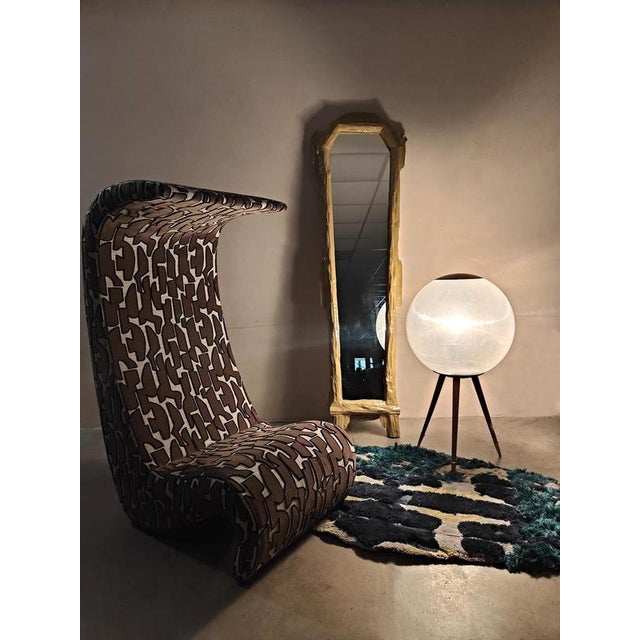 Vintage Amoebe Highback Chaise Lounge by Verner Panton for Vitra, 1970s For Sale - Image 6 of 7