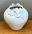 Vintage Kass O'Brien White Ceramic Vase With Ginko Leaf Motif For Sale In West Palm - Image 6 of 13