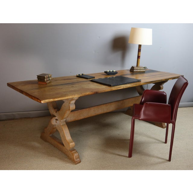 Vintage Table in Oak, 1960s For Sale - Image 6 of 8