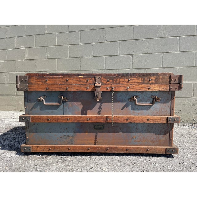 Late 1800’s Vanderman Stagecoach Strong Box For Sale - Image 4 of 13