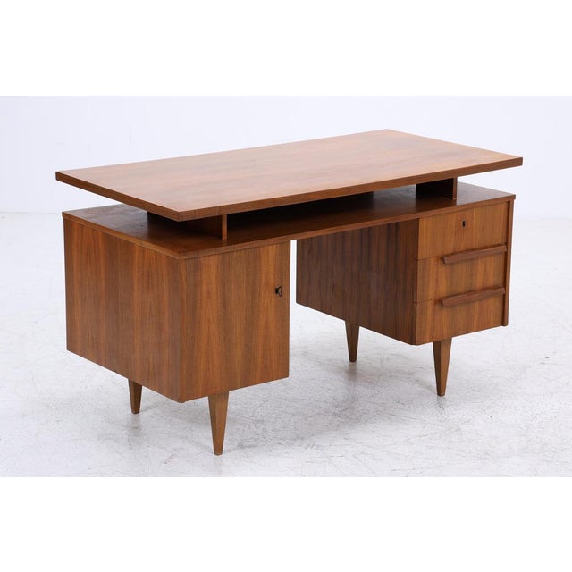 Mid-Century Wooden Desk, 1960s For Sale - Image 14 of 16
