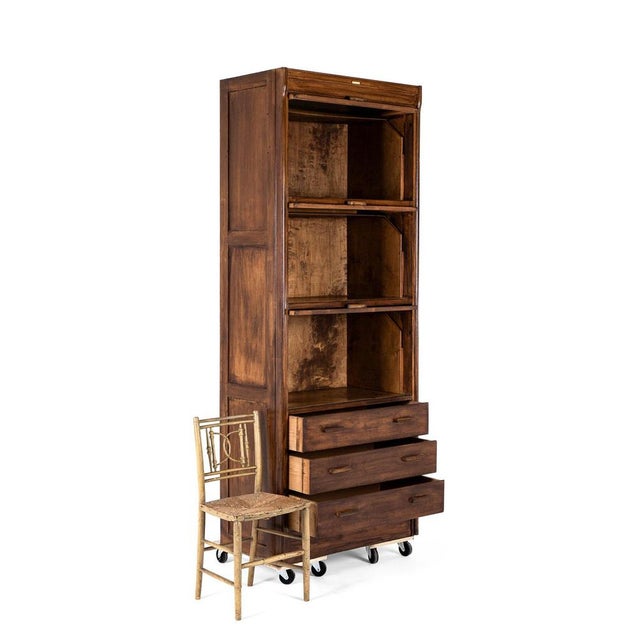 Tall Glazed Haberdashery Cabinet For Sale - Image 10 of 18