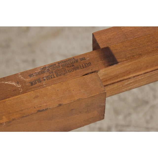 Cherry Round Country Style Dining Room Table For Sale - Image 17 of 17