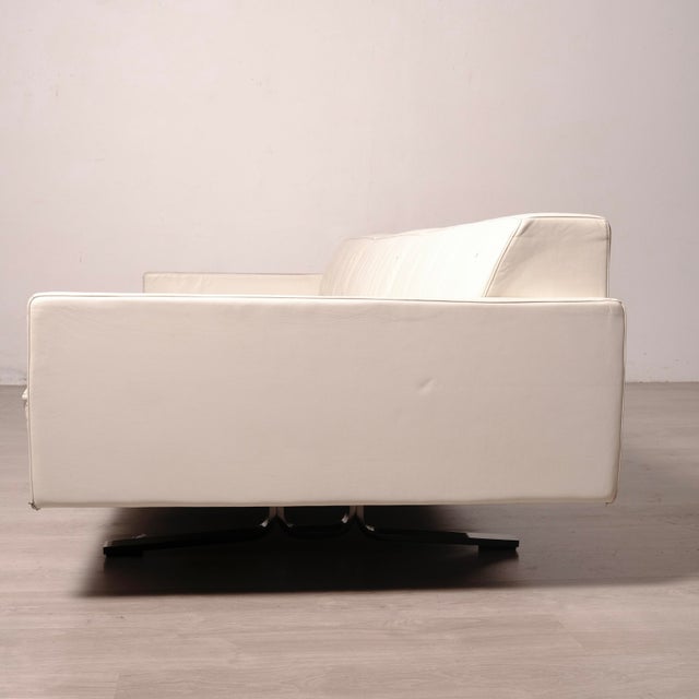 White Kennedee Leather Sofa by Jean-Marie Massaud for Poltrona Frau, 1990s For Sale - Image 8 of 18