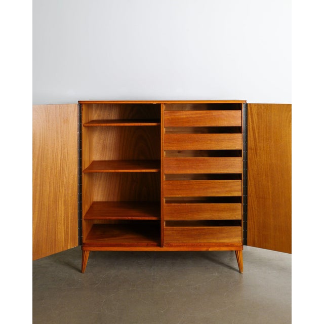 Wood Swedish Mid-Century Wooden Cabinet attributed to Josef Frank, 1950s For Sale - Image 7 of 9