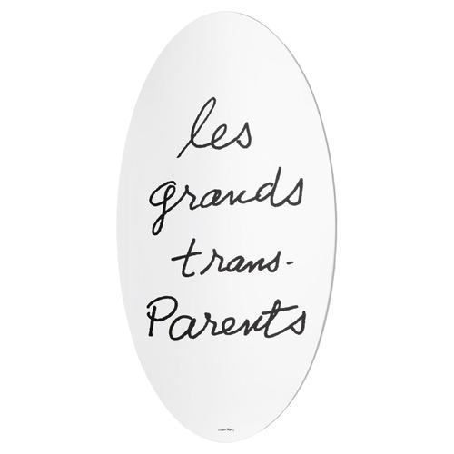 Glass Man Ray Les Grands Trans-Parents Mirror from Cassina For Sale - Image 7 of 7