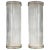 Overscale Laudarte Srl Murano Glass Sconces With Nickel Finish For Sale