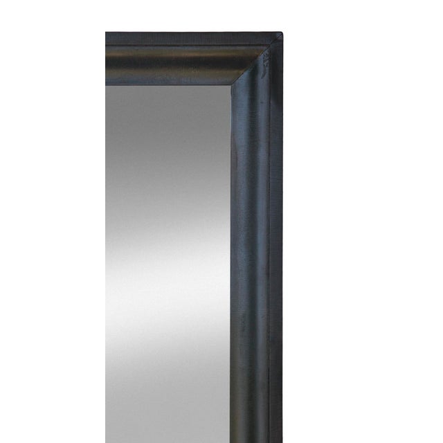 Ebonized Empire Period Antique Mahogany Mirror/Original Back For Sale - Image 11 of 12