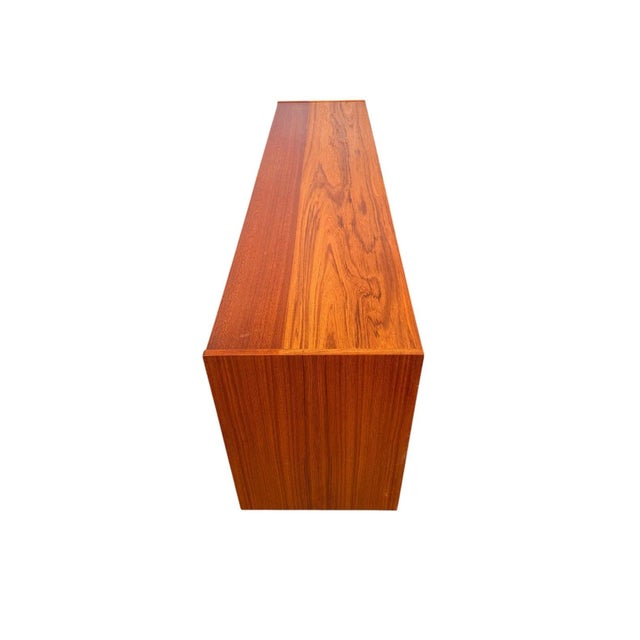 Danish Teak Credenza | Four Sliding Doors | C. 1960s For Sale - Image 14 of 14