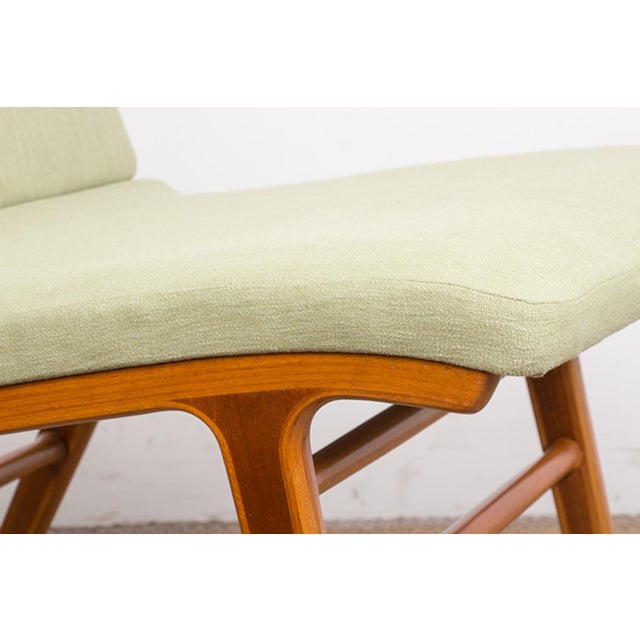 Danish 3-Seater Sofa in Laminated Beech and Mahogany Model AX by Peter Hvidt and Orla Molgaard-Nielsen for Fritz Hansen, 1960s For Sale - Image 13 of 18