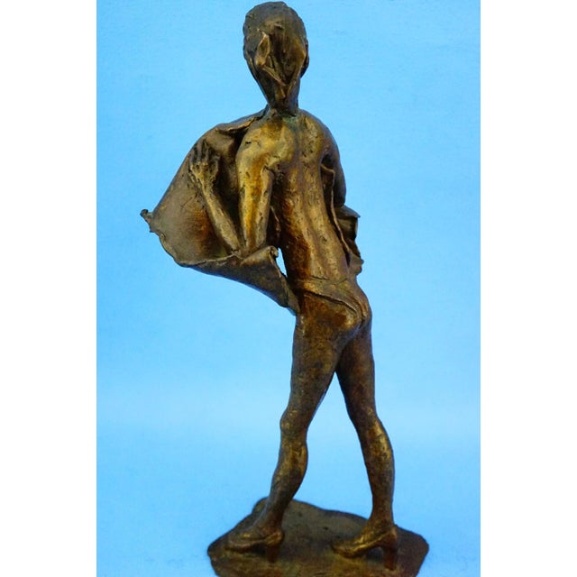 Augusto Conti, Nude Woman Gust of Wind, 1960s, Bronze For Sale - Image 9 of 18