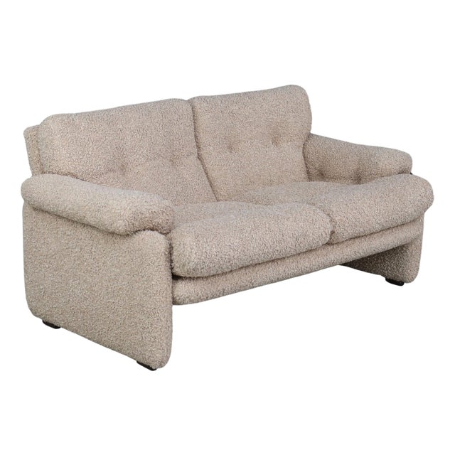 Mid-Century Modern Two-Seat Coronado Sofa attributed to Tobia Scarpa for B&b Italia, 1960s For Sale