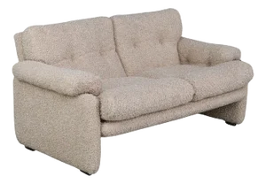 Mid-Century Modern Two-Seat Coronado Sofa attributed to Tobia Scarpa for B&b Italia, 1960s