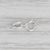 0.47ctw 3-Stone Diamond Journey Pendant Necklace 14k White Gold 18” Cable Chain For Sale In Greensboro - Image 6 of 6