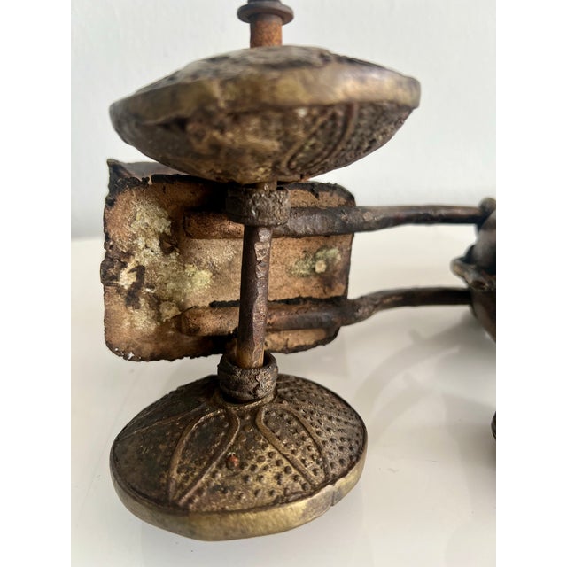 Antique Cast Metal Temple Toy , Early 20th Century Horse & Carriage Sculpture For Sale - Image 17 of 17