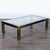 Modern Vintage American Brass and Glass Coffee Table For Sale - Image 3 of 7