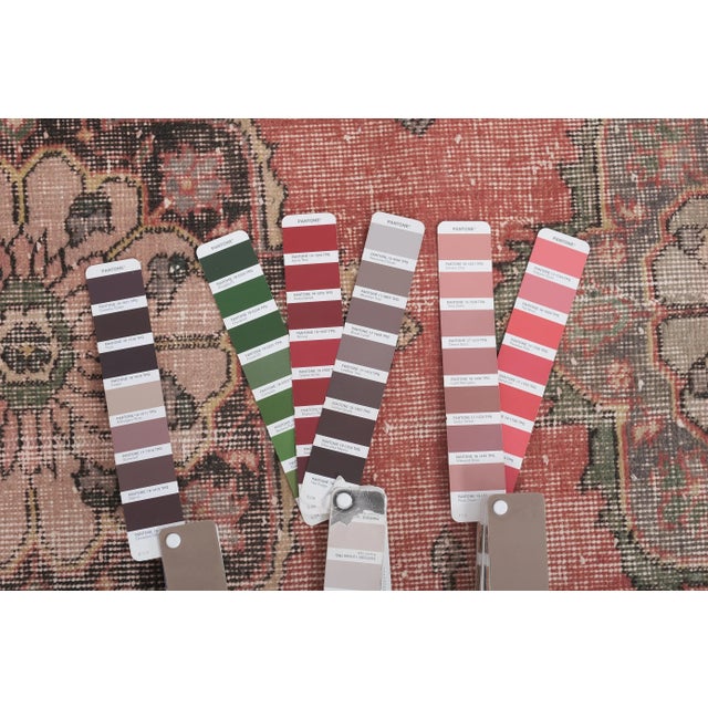 1960s Turkish Oushak Extra Long and Wide Runner - Stair Tread 2'8'' X 24'5'' For Sale - Image 12 of 12