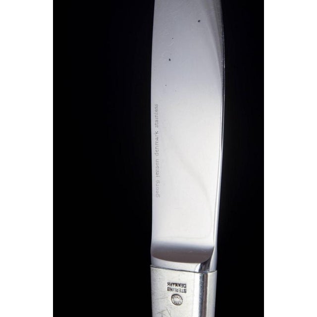 1940s Small Caravel Lunch Knives by Henning Koppel for Georg Jensen, 1940s, Set of 2 For Sale - Image 5 of 6