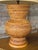 Contemporary Pair of Vintage Sculptural Woven Rattan Table Lamps With Original Shades For Sale - Image 3 of 12