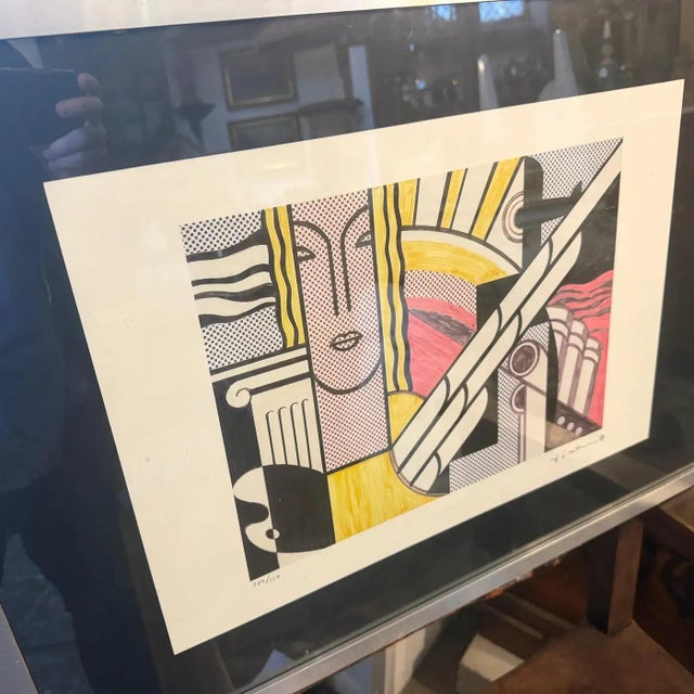 2010s 21st Century Framed Pop Art 100/150 Lithograph Modern Art by Roy Lichtenstein For Sale - Image 5 of 15