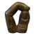 Brazilian Modern Bronze Sculpture of Two Fingers Snapping on Acrylic Base, 1980s For Sale