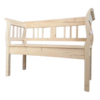Natural Wood Kitchen Bench For Sale