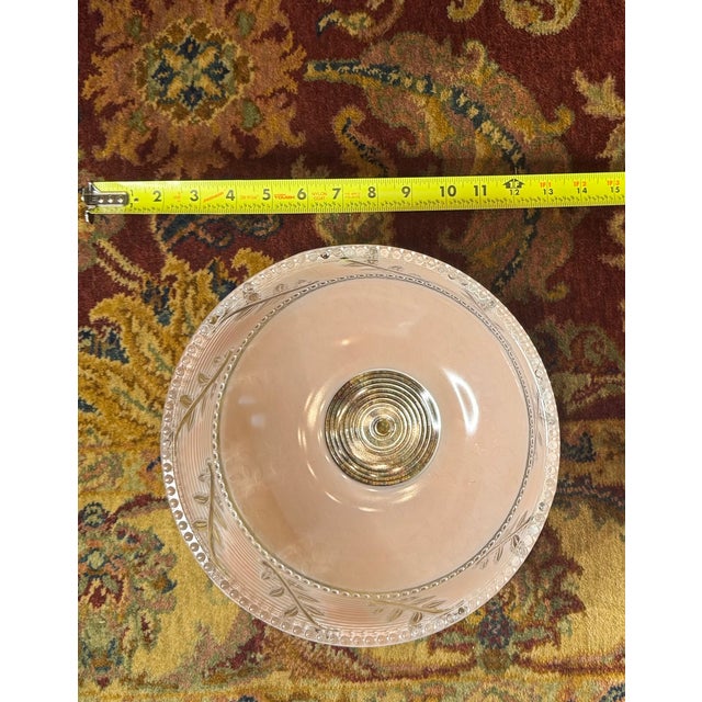 A refined vintage shade with layered texture and softly diffused light. A vintage frosted glass ceiling light shade...