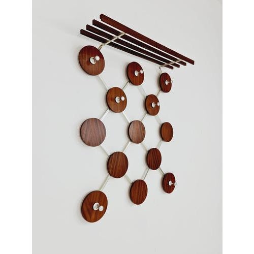 Mid-Century Teak Coat Rack, 1960s For Sale - Image 10 of 11