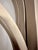 1990s 1990s Ethan Allen Radius Collection Brushed Nickel Three-Panel Architectural Folding Room Divider For Sale - Image 5 of 18