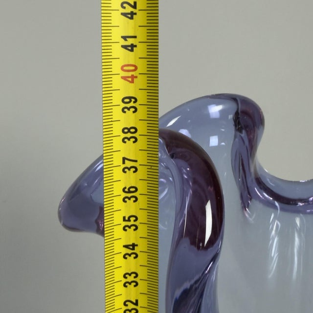 Vintage Murano Glass Vase, 1970s For Sale - Image 10 of 11