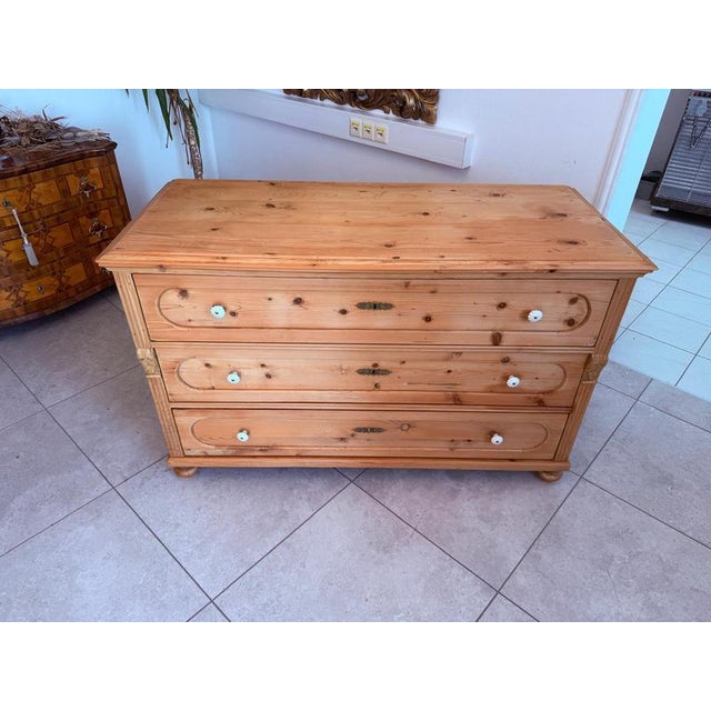 Antique Gründerzeit Chest of 3 Drawers For Sale - Image 11 of 13