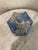 Vintage Chinoiserie Chinese Blue and White Hand Painted Hexagon Lidded Ginger Jar For Sale - Image 4 of 9
