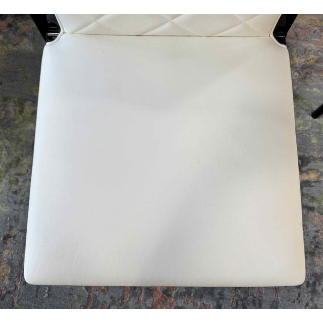 Costantini Pietro Modern Leather Dining Chairs - Set of 6 For Sale - Image 12 of 18