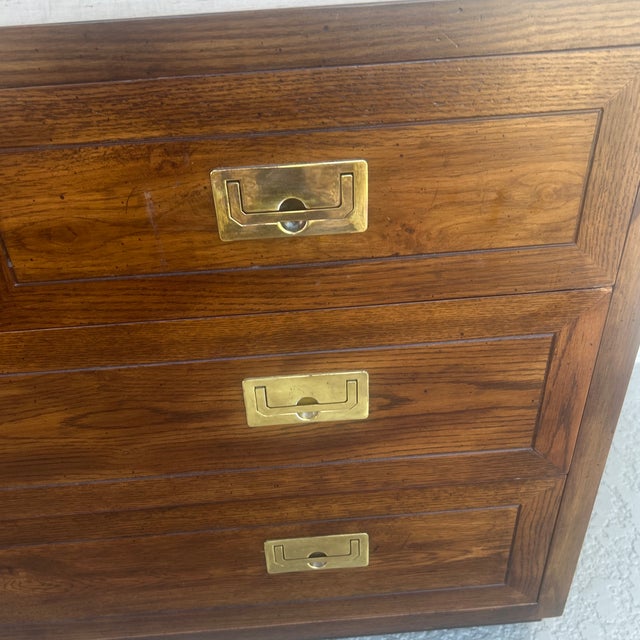 1970s Henredon Scene One Campaign Chest of Drawers For Sale In Naples, FL - Image 6 of 12