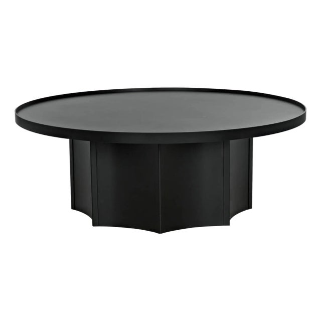 NOIR Rome Coffee Table, Black Iron For Sale
