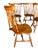 American 1970s Ethan Allen Nutmeg Maple Windsor Fiddleback Chairs. For Sale - Image 3 of 11