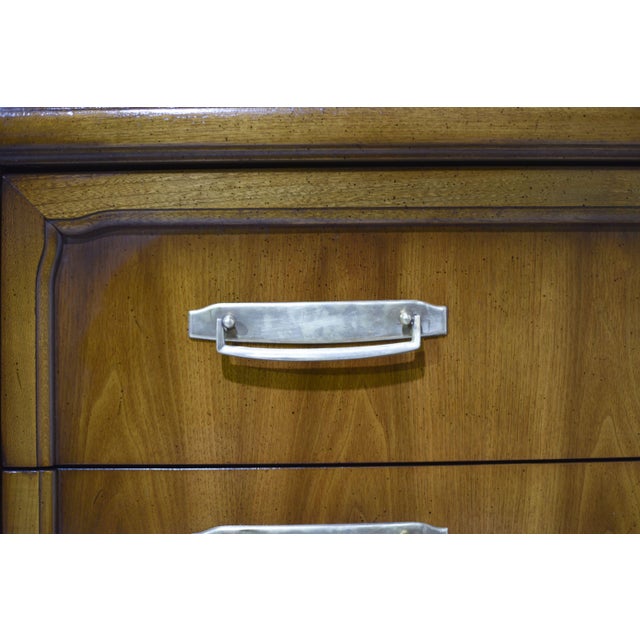1970s Campaign Style Highboy by Henry M. Goodman Furniture For Sale - Image 11 of 15
