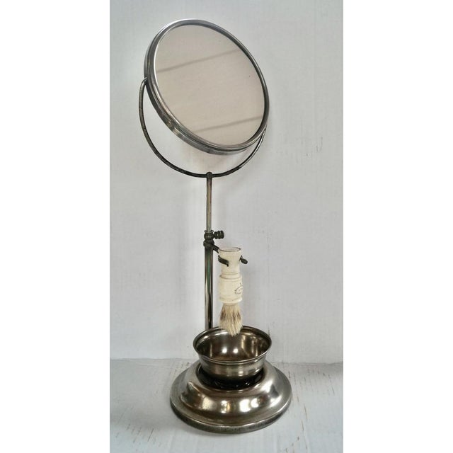 Vintage Adjustable Pedestal Shaving Mirror, 1930s For Sale - Image 11 of 11