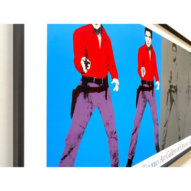 Andy Warhol Vintage 1988 Lithograph Print Framed Large Pop Art Museum