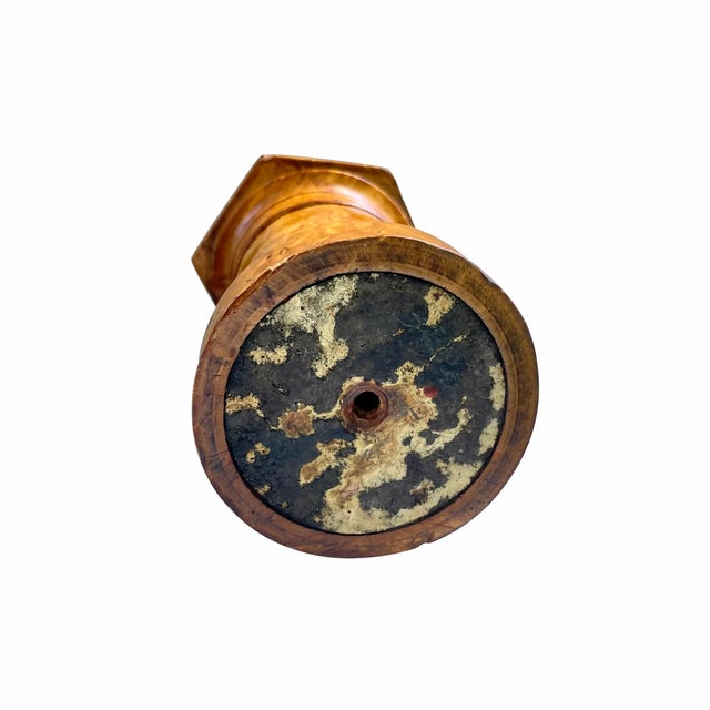 19th Century Karelian Birch Treen Spice Box For Sale - Image 4 of 4