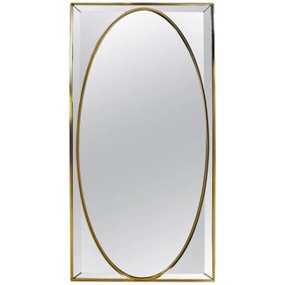 Decorative Mirror on Mirror Attributed to Labarge For Sale