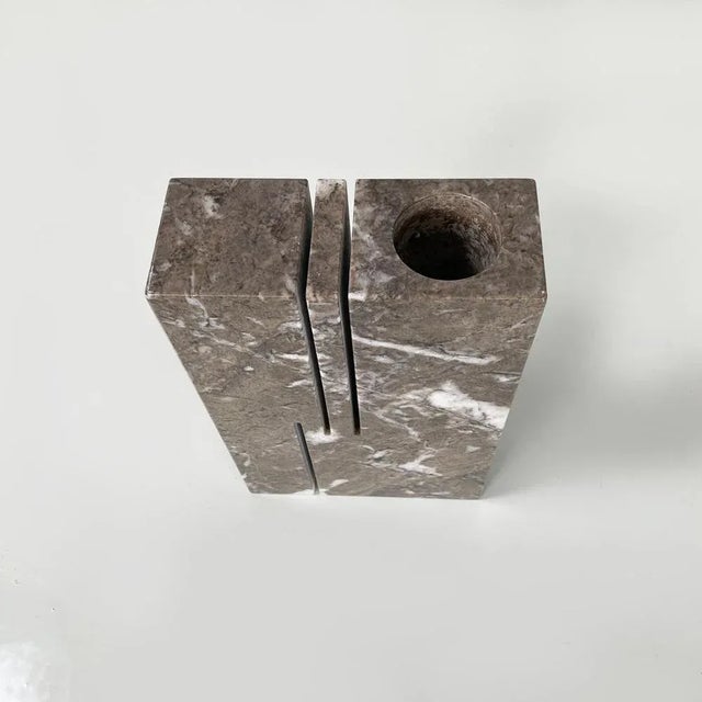 Mid-Century American Modern Sculptural Vase attributed to Angelo Mangiarotti for Knoll, 1960s For Sale - Image 4 of 13