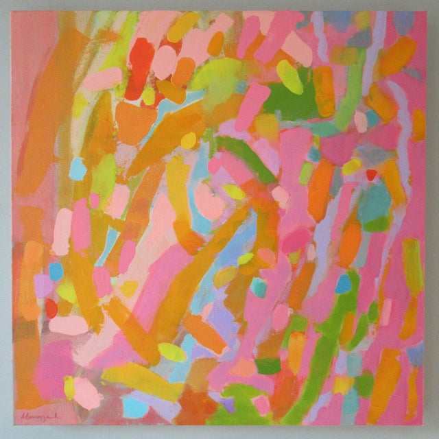 I feel connected to the abstract expressionists. Work from the 1940s and ’50s influences me. I enjoy a lively composition...