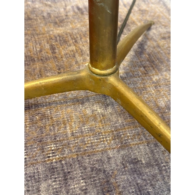Metal Attributed to Giuseppe Ostuni, Three-Light Floor Lamp, Italy, 1950s For Sale - Image 7 of 10