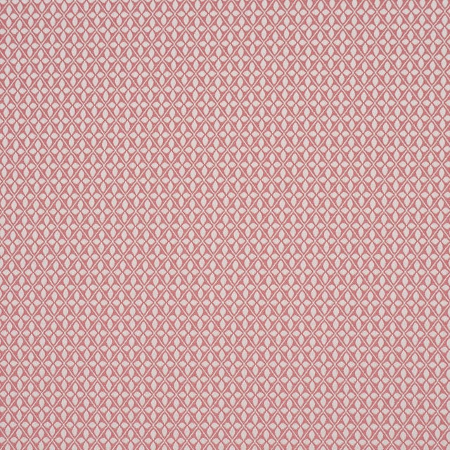 Schumacher Adams Damask Fabric In Pink For Sale