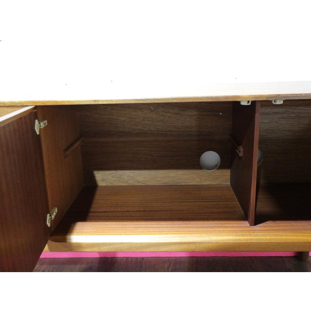 Wood 1960s Mid Century Modern Vintage Teak Credenza Sideboard by McIntosh For Sale - Image 7 of 15
