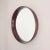 Vintage Scandinavian Round Teak Mirror, 1961 For Sale - Image 9 of 9